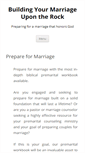 Mobile Screenshot of premaritalworkbook.com